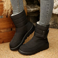 Quilted Round Toe Platform Footwear