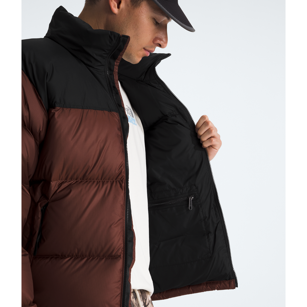 The North Face Men's 1996 Retro Nuptse Jacket – Ember Soil/TNF Black